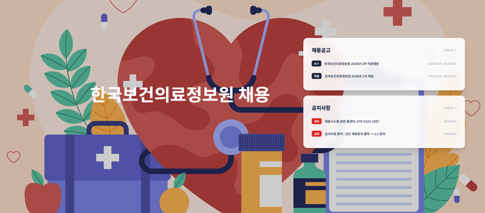 [한국보건의료정보원] 2026년 한국보건의료정보원 제2차 직원채용 공고